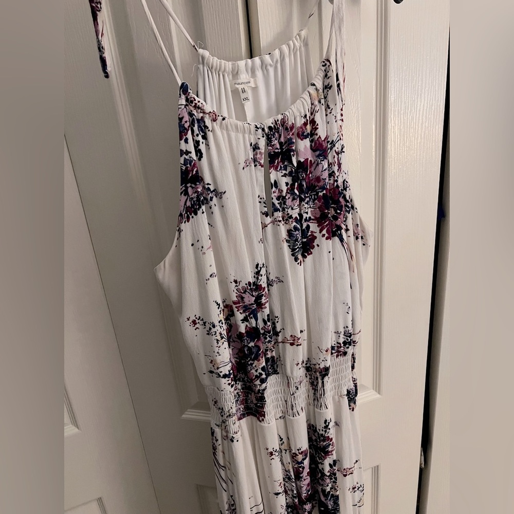 Maurices size XXL white maxi dress
